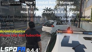 Updated How To Install Arrest Manager Police Smart Radio And Albos Update [upl. by Levison139]