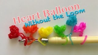 EASY Heart Charms WITHOUT Rainbow Loom [upl. by Wiltsey]