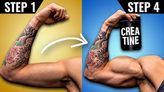 The BEST Way To Use Creatine For Muscle Growth 4 STEPS [upl. by Eimmij]