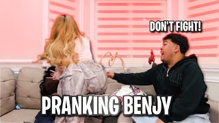 FIGHTING PRANK ON BENJY CHAVEZ [upl. by Groos]