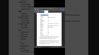 How to change documents text colour on using brush tool in Photoshop part 1 shortvideos [upl. by Erdnaed]