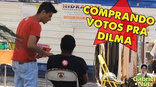 PEGADINHA  COMPRANDO VOTOS PRA DILMA [upl. by Enelyw]