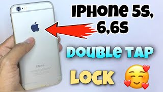 Double Tap To Lock Iphone Screen in Iphone 5s66s6 Any Iphone  how to get double tap lock ios [upl. by Luanne]