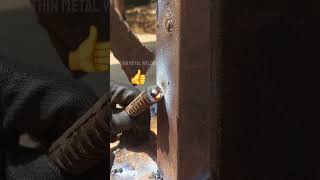 Rebar welding tricks that are rarely discussed howtowelding welding stickweldingthinmetal [upl. by Lledrev]