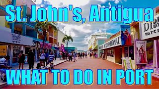 Walking in St Johns Antigua  What to do on Your Day in Port [upl. by Saleem]