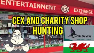 Cex and Charity shop hunting in Cwmbran with pickups [upl. by Ahsoyek]