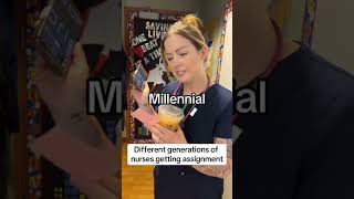 RN nurse generationsofnurses millennial genz nursesoftiktok nurselifern [upl. by Nyliret]