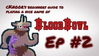 cKnoors beginners guide to Blood Bowl  Episode 2  Tackle zones cages and assisting blocks [upl. by Feer]