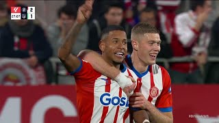 ¡INCREÍBLE Girona le mete 3 GOLES al Atlético de Madrid en la primera mitad  La Liga [upl. by Chivers]