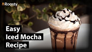 How To Make An Iced Mocha Easy Iced Mocha Recipe [upl. by Leia987]