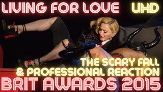 Madonna’s Shocking Fall amp Pro Recovery  Full 4K Performance madonna britawards livingforlove [upl. by Eseuqram466]