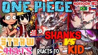 One Piece Pretime Skip Straw Hats react to Shanks gacha reaction 🇺🇲🇧🇷🇲🇽🇷🇺 [upl. by Pirbhai]