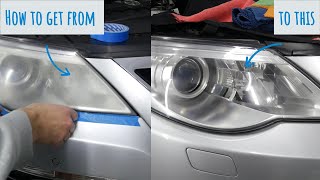 Headlight  Sanding  Polishing  Protecting [upl. by Yelyah76]