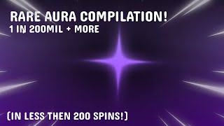 INSANELY RARE Aura Compilation 6 in Sols RNG 1 IN 200MIL [upl. by Dorothy]