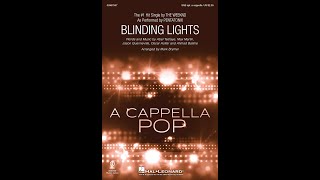 Blinding Lights SAB Choir opt a cappella  Arranged by Mark Brymer [upl. by Krispin]