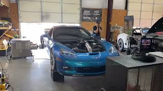 700whp NA Z06 dyno pull [upl. by Ecnarual]