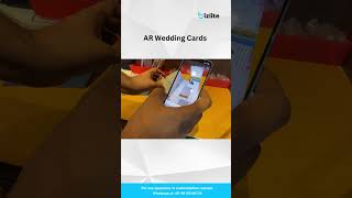 NFC AR Wedding Invite Card by bizlite  Unique Wedding Card  Shadi Card NFC weddingcard [upl. by Artep828]