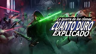 Cuantos Años DURO La GUERRA DE LOS CLONES Star Wars The Clone Wars [upl. by Ainsworth322]