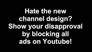 Hate the new Youtube channels Block all ads on Youtube [upl. by Earl]