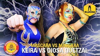 Keira vs Diosa Quetzal Máscara vs Máscara Lucha Completa en Promociones Corsario Negro [upl. by Iny]