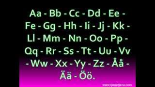 Apprendre le suédois  Niveau débutant  leçon 1  LAlphabet [upl. by Crissie]