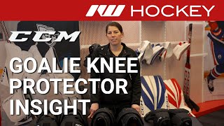 CCM Goalie Knee Protector Line Insight [upl. by Ynner]