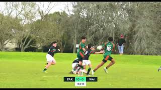 U13 CAPPED RUGBY PAKURANGA HEAT VS WAITEMATA 26823 [upl. by Ytsirhc]