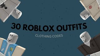 30 outfits for roblox Roblox clothing codes for games [upl. by Eelyrehc]