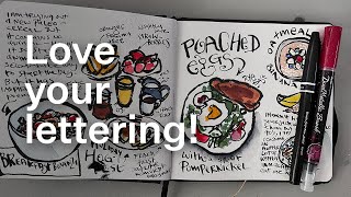 Love your sketchbook lettering Tips tricks and tools [upl. by Aronson]