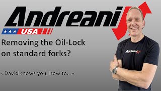 Andreani USA  Front fork Oil Lock Removal [upl. by Jeno799]