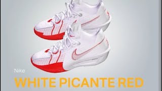 2K24 Shoe Creator Nike GT Cut 3  White Picante Red [upl. by Aehtna]