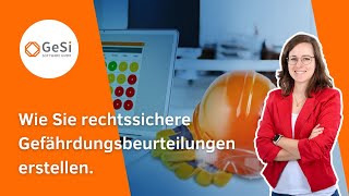 Erstellen von Gefährdungsbeurteilungen mit der GesiSoftware FaSiProfi [upl. by Bainbrudge]