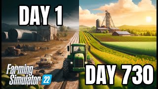 I Spent 2 Years Building Ultimate Farm From 0  Farming Simulator 22 [upl. by Veradia]