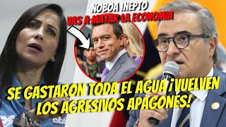 NOBOA INEPTO VAS A QUEBRAR EL ECUADOR  VUELVEN CORTES AGRESIVOS DE ENERGIA ¡SIGUEN IMPROVISANDO [upl. by Mccurdy7]