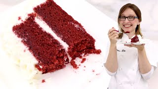 🔴 Recette GÂTEAU RED VELVET CAKE ULTRA MOELLEUX 🔴 avec Glaçage léger au Cream Cheese  Astuces [upl. by Aneerehs]