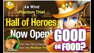 SUMMONERS WAR  Julien the Wind Phantom Thief Hall of Heroes  Good or Food [upl. by Justino643]