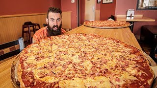 The Biggest Pizza Challenge Ive Ever Seen  Trip To Buffalo Pt2 [upl. by Onaicilef]