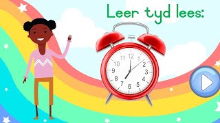 Leer tyd lees saam met Klara Klets Leer die uur [upl. by Allix]