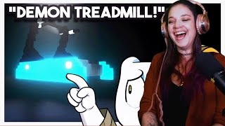 Lauren Reacts Teardown is starting to scare me by SMii7Y quotAH DEMON TREADMILLquot [upl. by Yduj]