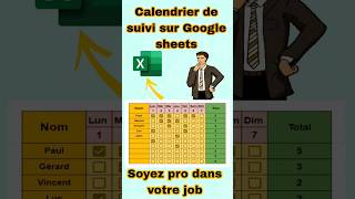 calendrier de suivi sur Google sheets attendance google formgoogle form attendance [upl. by Susej]