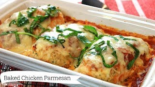 Easy Cheesy Parmesan Chicken Baked to Perfection 🍽 [upl. by Airetahs]