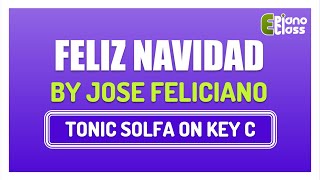 FELIZ NAVIDAD TONIC SOLFA  CHRISTMAS SONGS [upl. by Aeht]