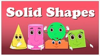 Solid Shapes  aumsum kids science education children [upl. by Sherar259]