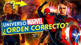 CRONOLOGÍA MARVEL Orden CORRECTO de todas las PELÍCULAS y SERIES ACTUALIZADO diciembre 2021 [upl. by Almat]