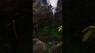 Azad kashmir Tour in khanosh waterfall foryou nature waterfalladventure azadkashmir trending [upl. by Romilly]