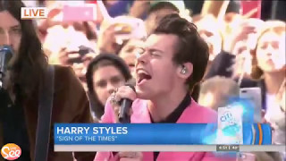 Sign Of The Times  Harry Styles  LIVE on The Today Show [upl. by Prisca]