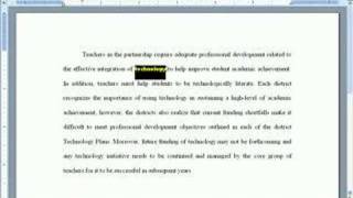 Microsoft Word Training Video Quick Format Tip [upl. by Wailoo]