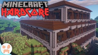 I FOUND A WOODLAND MANSION in HARDCORE MINECRAFT Ep 11 [upl. by Dnalkrik429]