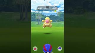 Shiny Scraggy 24K 999 Shiny Lickitung Pokémon GO [upl. by Obellia]