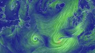 One Hundred Twenty Five Millibar Pressure Gradient Greenland To Gulf Of Mexico [upl. by Swart]